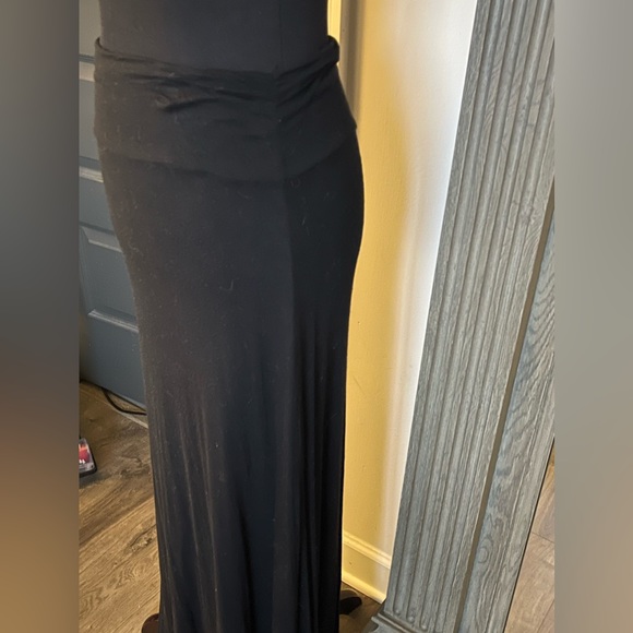 Copper Key Comfy Loungey Black cotton Maxi skirt. Size Medium - Picture 3 of 5